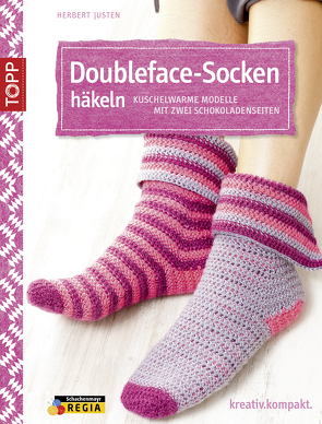 Doubleface-Socken häkeln von Justen,  Herbert