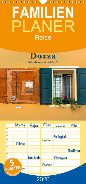 Dozza – Die bemalte Stadt – Familienplaner hoch (Wandkalender 2020 , 21 cm x 45 cm, hoch) von Zillich,  Bernd