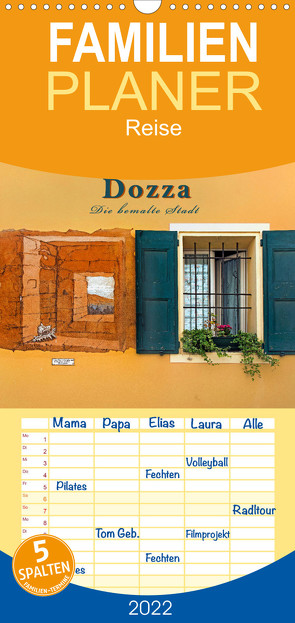 Familienplaner Dozza – Die bemalte Stadt (Wandkalender 2022 , 21 cm x 45 cm, hoch) von Zillich,  Bernd