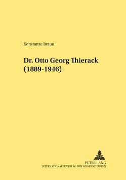Dr. Otto Georg Thierack- (1889-1946) von Beissert,  Konstanze