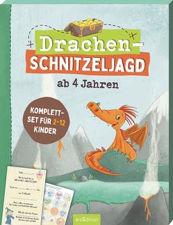 Drachen-Schnitzeljagd ab 4 Jahren von Kraus,  Marlit, Lang,  Hannah