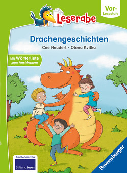 Drachengeschichten – Leserabe ab Vorschule – Erstlesebuch für Kinder ab 5 Jahren von Kvitka,  Olena, Neudert,  Cee