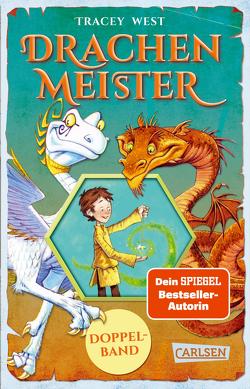 Drachenmeister Doppelband – Enthält die Geschichten: Der Aufstieg des Erddrachen (Bd. 1) / Die Rettung des Sonnendrachen (Bd. 2) von Howells,  Graham, West,  Tracey