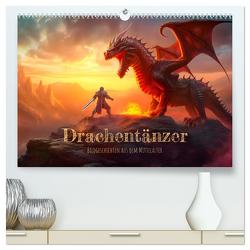 Drachentänzer – Bildgeschichten aus dem Mittelalter (hochwertiger Premium Wandkalender 2024 DIN A2 quer), Kunstdruck in Hochglanz von Dittmann,  Bettina