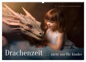 Drachenzeit . . nicht nur für Kinder (Wandkalender 2024 DIN A2 quer), CALVENDO Monatskalender von Hesse www.kerstinhesse.de,  Kerstin
