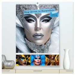 Drag Queens im Rampenlicht (hochwertiger Premium Wandkalender 2024 DIN A2 hoch), Kunstdruck in Hochglanz von Di Chito,  Ursula