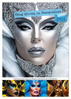 Drag Queens im Rampenlicht (Wandkalender 2024 DIN A2 hoch), CALVENDO Monatskalender von Di Chito,  Ursula