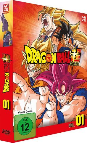 Dragonball Super – 1. Arc: Kampf der Götter – Episoden 1-17 (3 DVDs) von Chioka,  Kimitoshi, Hatano,  Kouhei, Hatano,  Morio, Nagamine,  Tatsuya, Nakamura,  Ryōta