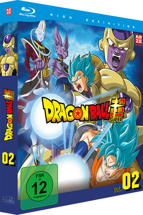 Dragonball Super – 2. Arc: Goldener Freezer – Episoden 18-27 (2 Blu-rays) von Chioka,  Kimitoshi, Hatano,  Kouhei, Hatano,  Morio, Nagamine,  Tatsuya, Nakamura,  Ryōta