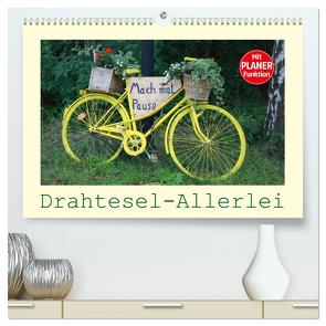 Drahtesel-Allerlei (hochwertiger Premium Wandkalender 2024 DIN A2 quer), Kunstdruck in Hochglanz von Keller,  Angelika