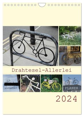 Drahtesel-Allerlei / Planer (Wandkalender 2024 DIN A4 hoch), CALVENDO Monatskalender von Keller,  Angelika