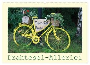 Drahtesel-Allerlei (Wandkalender 2024 DIN A2 quer), CALVENDO Monatskalender von Keller,  Angelika