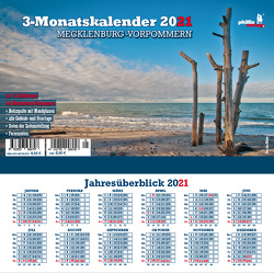 Drei-Monatskalender Mecklenburg-Vorpommern 2021 von Neubert,  Jörg