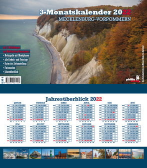 Drei-Monatskalender Mecklenburg-Vorpommern 2022 von Neubert,  Jörg