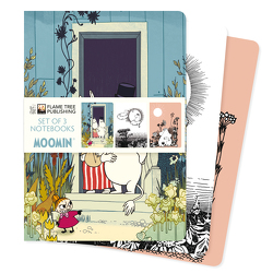 Dreier Set DIN-A5-Format-Notizbücher: Mumin – Moomin