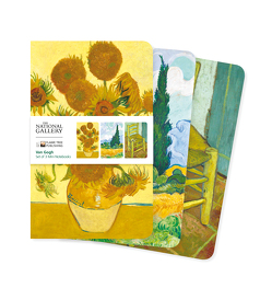 Dreier Set Mini-Notizbücher: National Gallery – Vincent van Gogh