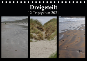 Dreigeteilt – 12 Triptychen 2021 (Tischkalender 2021 DIN A5 quer) von Franz,  Ingrid