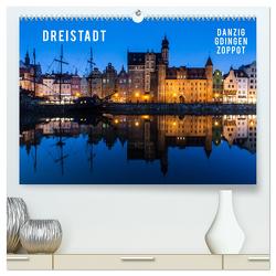 Dreistadt – Danzig, Gdingen, Zoppot (hochwertiger Premium Wandkalender 2024 DIN A2 quer), Kunstdruck in Hochglanz von Gospodarek,  Mikolaj