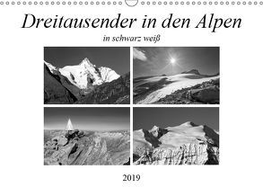 Dreitausender in den Alpen (Wandkalender 2019 DIN A3 quer) von Kramer,  Christa