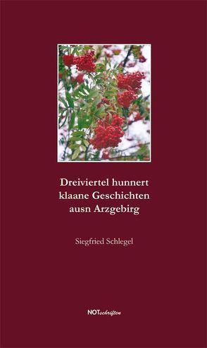 Dreiviertel hunnert klaane Geschichten ausn Arzgebirg von Schlegel,  Siegfried