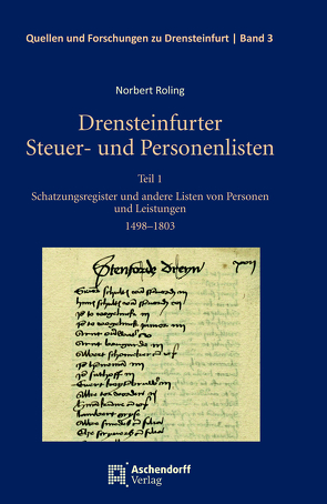 Drensteinfurter Steuer- und Personenlisten von Roling,  Norbert