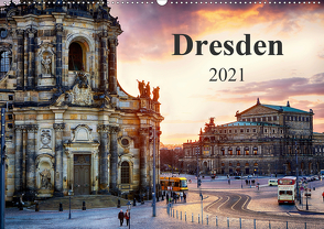 Dresden 2021 / Geburtstagskalender (Wandkalender 2021 DIN A2 quer) von Meutzner,  Dirk