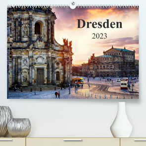 Dresden 2023 / Geburtstagskalender (Premium, hochwertiger DIN A2 Wandkalender 2023, Kunstdruck in Hochglanz) von Meutzner,  Dirk