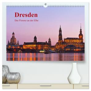 Dresden, das Florenz an der Elbe / CH-Version (hochwertiger Premium Wandkalender 2024 DIN A2 quer), Kunstdruck in Hochglanz von Kirsch,  Gunter