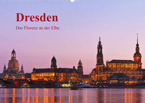 Dresden, das Florenz an der Elbe / CH-Version (Wandkalender 2023 DIN A2 quer) von Kirsch,  Gunter