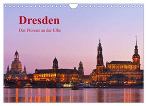 Dresden, das Florenz an der Elbe / CH-Version (Wandkalender 2024 DIN A4 quer), CALVENDO Monatskalender von Kirsch,  Gunter