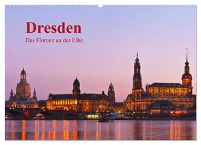 Dresden, das Florenz an der Elbe (Wandkalender 2024 DIN A2 quer), CALVENDO Monatskalender von Kirsch,  Gunter