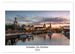 Dresden, Du Schöne. (Wandkalender 2024 DIN A2 quer), CALVENDO Monatskalender von Klette,  Mike