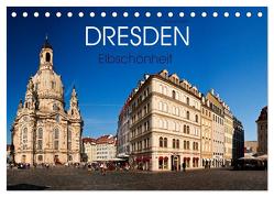 Dresden – Elbschönheit (Tischkalender 2024 DIN A5 quer), CALVENDO Monatskalender von boeTtchEr,  U