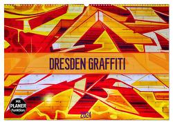 Dresden Graffiti (Wandkalender 2024 DIN A2 quer), CALVENDO Monatskalender von Meutzner,  Dirk