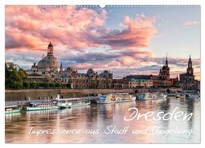 Dresden: Impressionen aus Stadt und Umgebung (Wandkalender 2024 DIN A2 quer), CALVENDO Monatskalender von Aust,  Gerhard