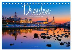 Dresden – Perle des Barock (Tischkalender 2024 DIN A5 quer), CALVENDO Monatskalender von Becker,  Stefan