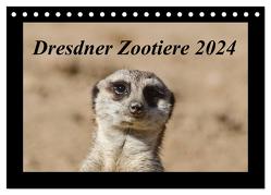 Dresdner Zootiere 2024 (Tischkalender 2024 DIN A5 quer), CALVENDO Monatskalender von Weirauch,  Michael
