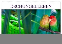 Dschungelleben – Tierportraits (Wandkalender 2024 DIN A2 quer), CALVENDO Monatskalender von Brunner-Klaus,  Liselotte