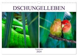 Dschungelleben – Tierportraits (Wandkalender 2024 DIN A3 quer), CALVENDO Monatskalender von Brunner-Klaus,  Liselotte