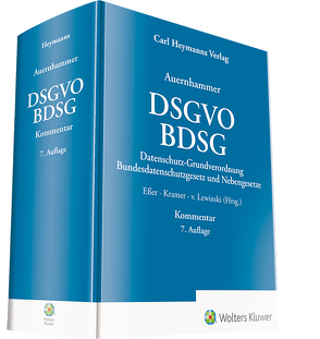 DSGVO/ BDSG von Eßer,  Dr. Martin, Kramer,  Dr. Philipp, von Lewinski,  Dr. Kai