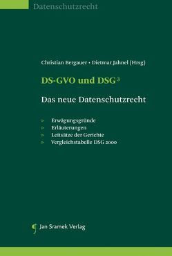 DSGVO und DSG von Bergauer,  Christian, Jahnel,  Dietmar