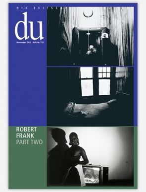 du – Zeitschrift für Kultur / Robert Frank von Bachmann,  Dieter