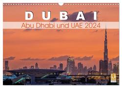 Dubai, Abu Dhabi und UAE 2024 (Wandkalender 2024 DIN A3 quer), CALVENDO Monatskalender von Papenfuss,  Christoph