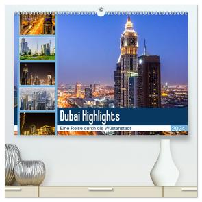 Dubai Highlights (hochwertiger Premium Wandkalender 2024 DIN A2 quer), Kunstdruck in Hochglanz von Nawrocki,  Markus