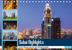 Dubai Highlights (Tischkalender 2019 DIN A5 quer) von Nawrocki,  Markus