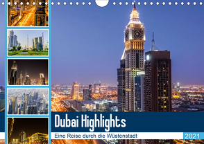 Dubai Highlights (Wandkalender 2021 DIN A4 quer) von Nawrocki,  Markus