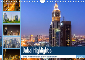 Dubai Highlights (Wandkalender 2022 DIN A4 quer) von Nawrocki,  Markus