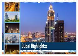 Dubai Highlights (Wandkalender 2024 DIN A2 quer), CALVENDO Monatskalender von Nawrocki,  Markus