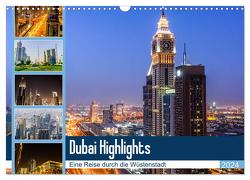 Dubai Highlights (Wandkalender 2024 DIN A3 quer), CALVENDO Monatskalender von Nawrocki,  Markus