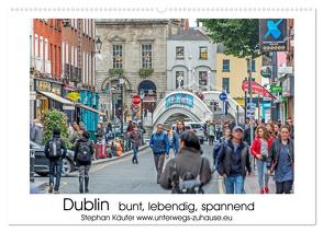 Dublin bunt, lebendig, spannend (Wandkalender 2024 DIN A2 quer), CALVENDO Monatskalender von Käufer,  Stephan